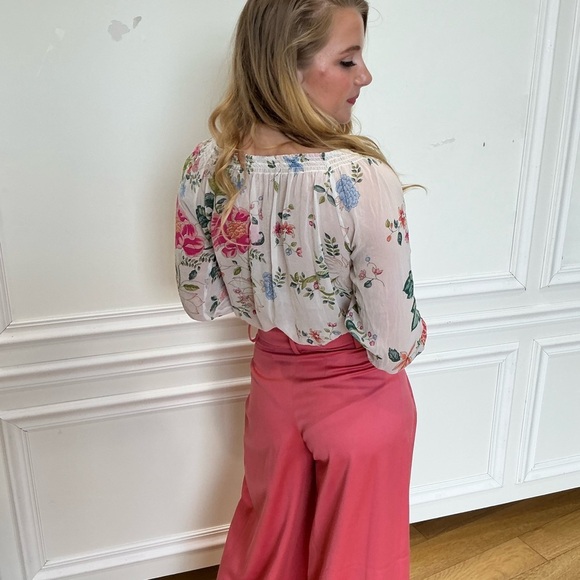 Floral Print Women's Top - Picture 6 of 7